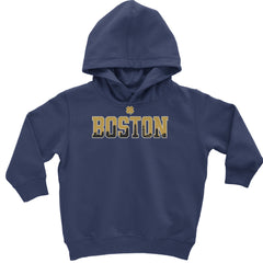 Boston City Pride Irish Toddler Hoodie Or Infant Fleece Romper Navy Blue