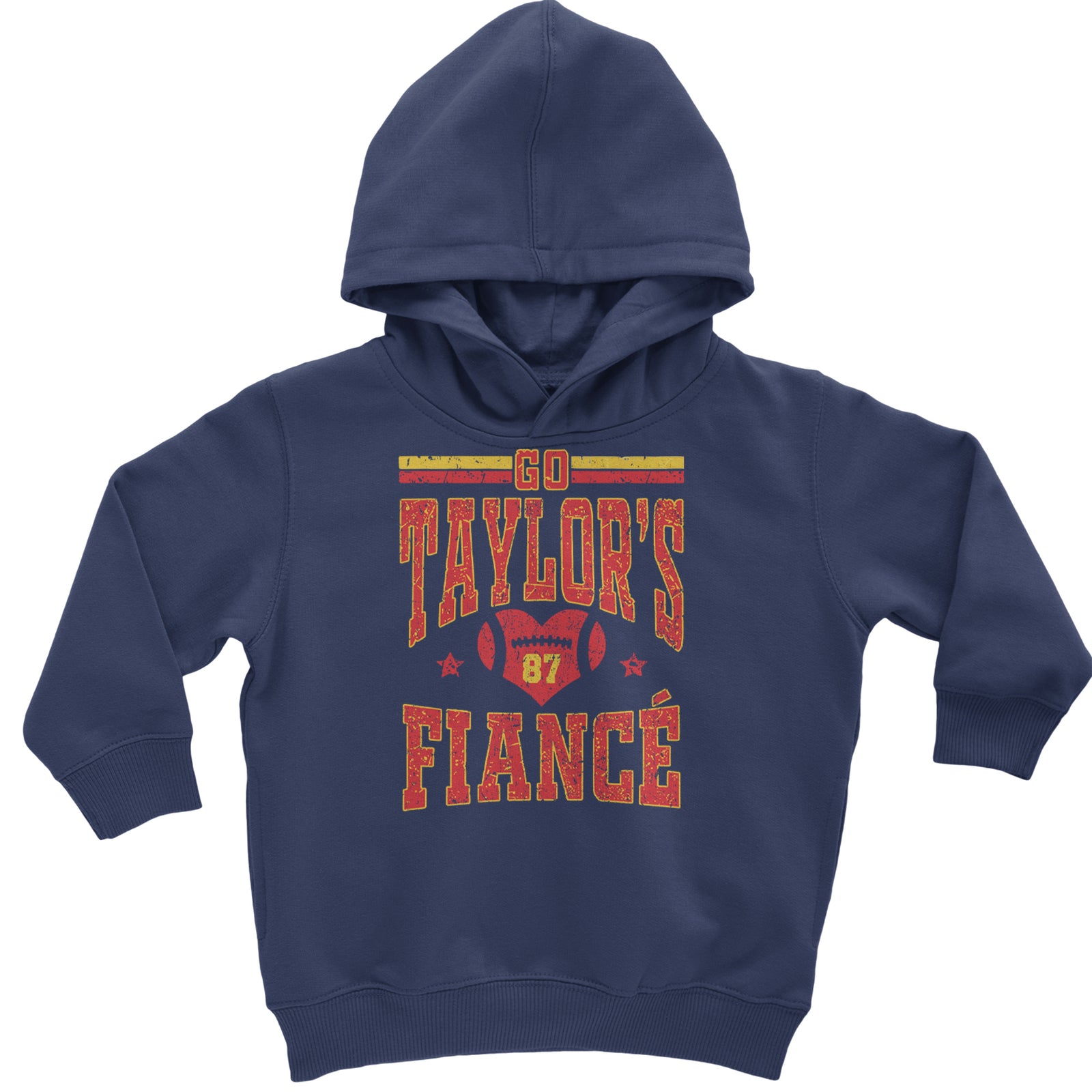 Go Taylor's Fiancé Engagement Game Day Toddler Hoodie Or Infant Fleece Romper Black