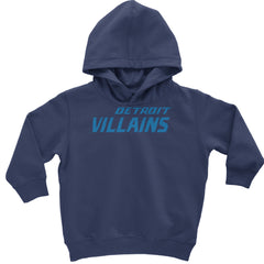 Detroit Villains Grit Football Toddler Hoodie Or Infant Fleece Romper Navy Blue