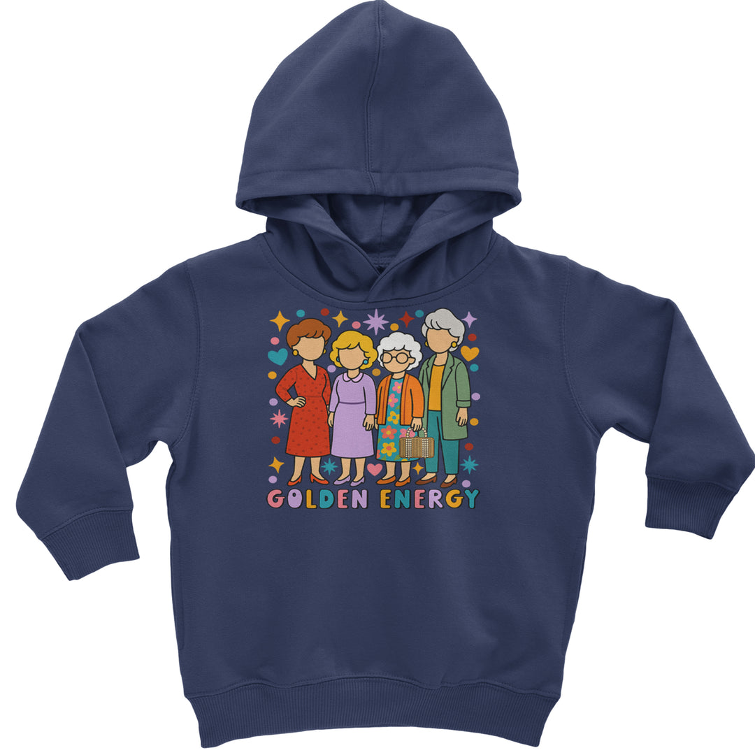 Golden Forever Golden Girls Toddler Hoodie Or Infant Fleece Romper Navy Blue