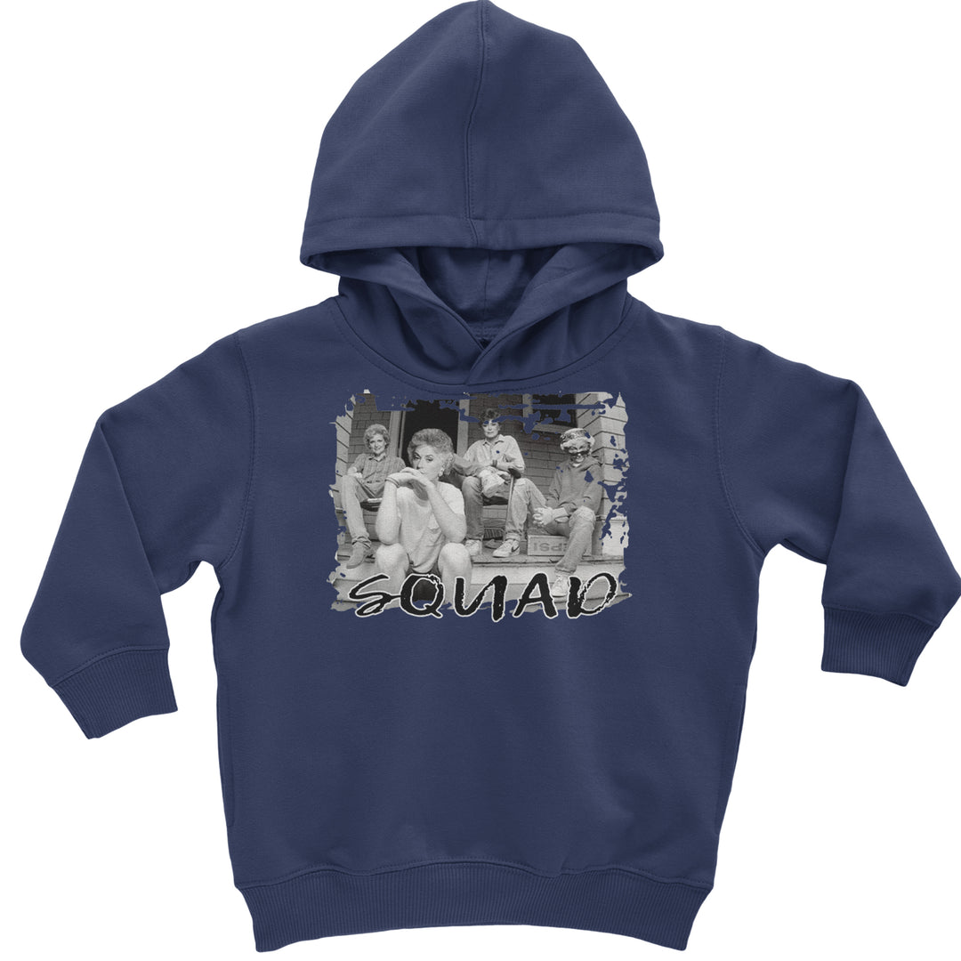 Squad Golden Girls Toddler Hoodie Or Infant Fleece Romper Navy Blue