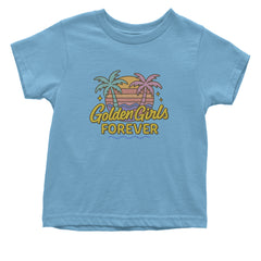 Golden Girls Forever Retro Sunset Infant One-Piece Romper Bodysuit Or Toddler T-shirt Light Blue