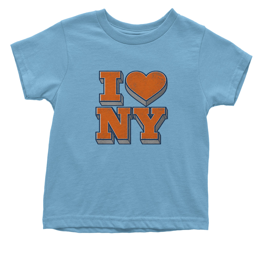 New York City Pride Heart Infant One-Piece Romper Bodysuit Or Toddler T-shirt Light Blue