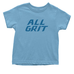 All Grit Detroit Football Infant One-Piece Romper Bodysuit Or Toddler T-shirt Light Blue