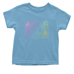 Spooky Season Cute Pastel Halloween Design Infant One-Piece Romper Bodysuit Or Toddler T-shirt Light Blue