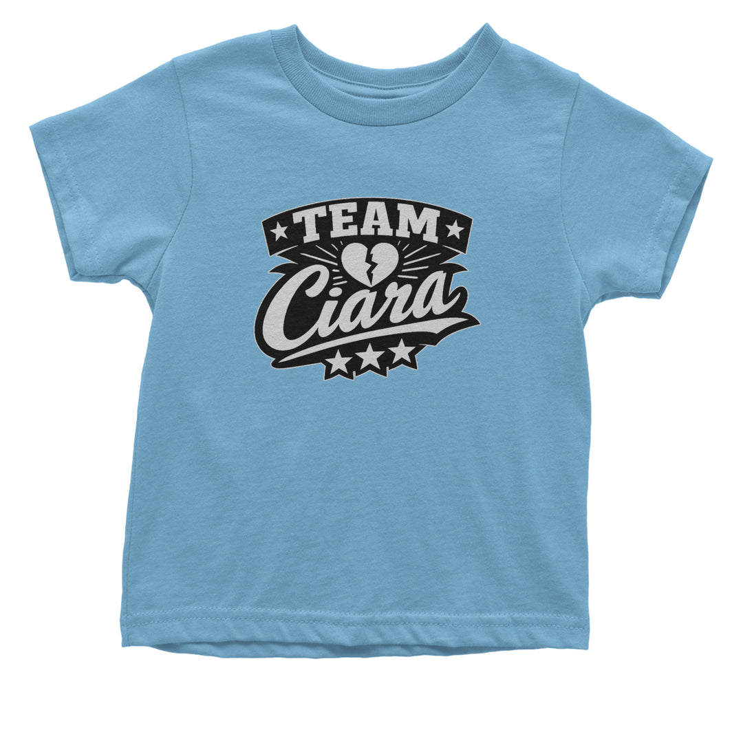 Team Ciara Scamanda Broken Heart Infant One-Piece Romper Bodysuit Or Toddler T-shirt Light Blue