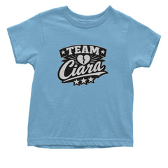 Team Ciara Scamanda Broken Heart Infant One-Piece Romper Bodysuit Or Toddler T-shirt Light Blue
