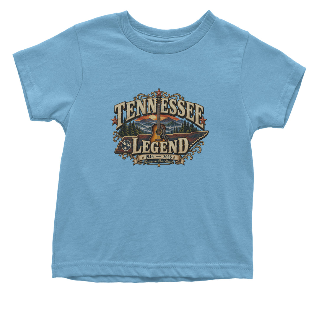Tennessee Legend Country Music Dolly Infant One-Piece Romper Bodysuit Or Toddler T-shirt Light Blue