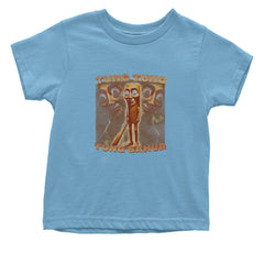 Tung Tung Tung Sahur Enforcer Infant One-Piece Romper Bodysuit Or Toddler T-shirt Light Blue