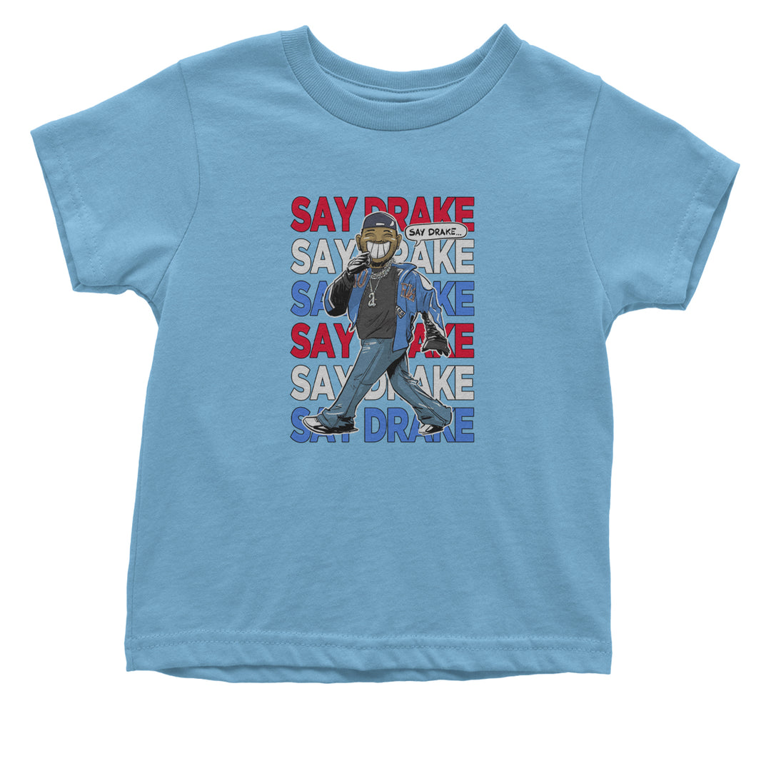 Say Drake Smiling Meme Mustard Infant One-Piece Romper Bodysuit Or Toddler T-shirt Light Blue