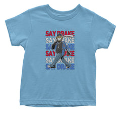 Say Drake Smiling Meme Mustard Infant One-Piece Romper Bodysuit Or Toddler T-shirt Light Blue
