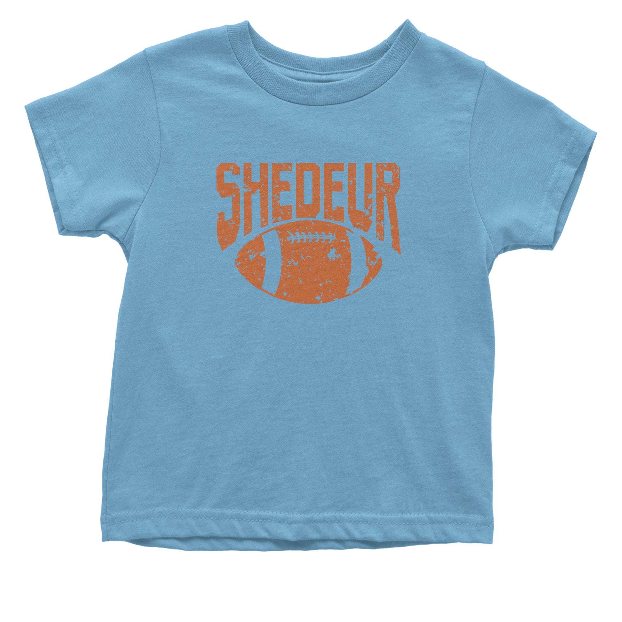 Shedeur Football Infant One-Piece Romper Bodysuit Or Toddler T-shirt Light Blue