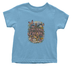 I Will Always Love You Dolly Infant One-Piece Romper Bodysuit Or Toddler T-shirt Light Blue