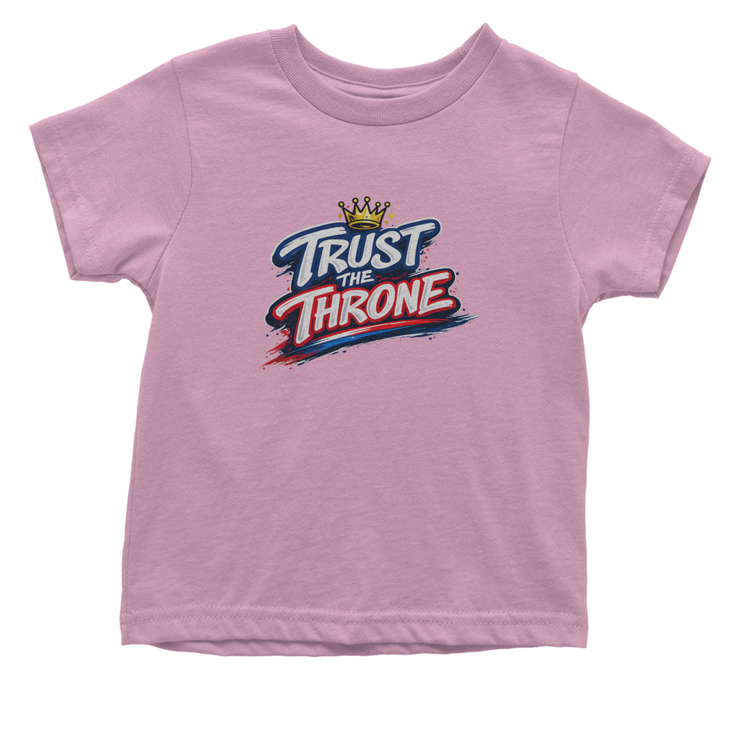 Trust The Throne Crown Philly Hoops Infant One-Piece Romper Bodysuit Or Toddler T-shirt Light Pink