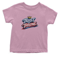 Trust The Throne Crown Philly Hoops Infant One-Piece Romper Bodysuit Or Toddler T-shirt Light Pink