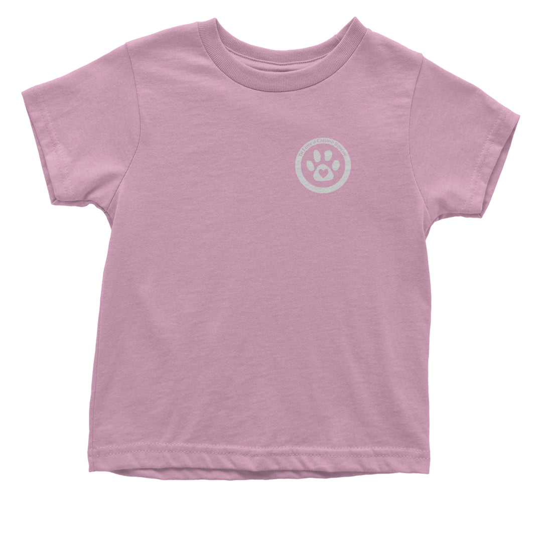 TLC To Love a Canine Dog Rescue White Infant One-Piece Romper Bodysuit Or Toddler T-shirt Light Pink