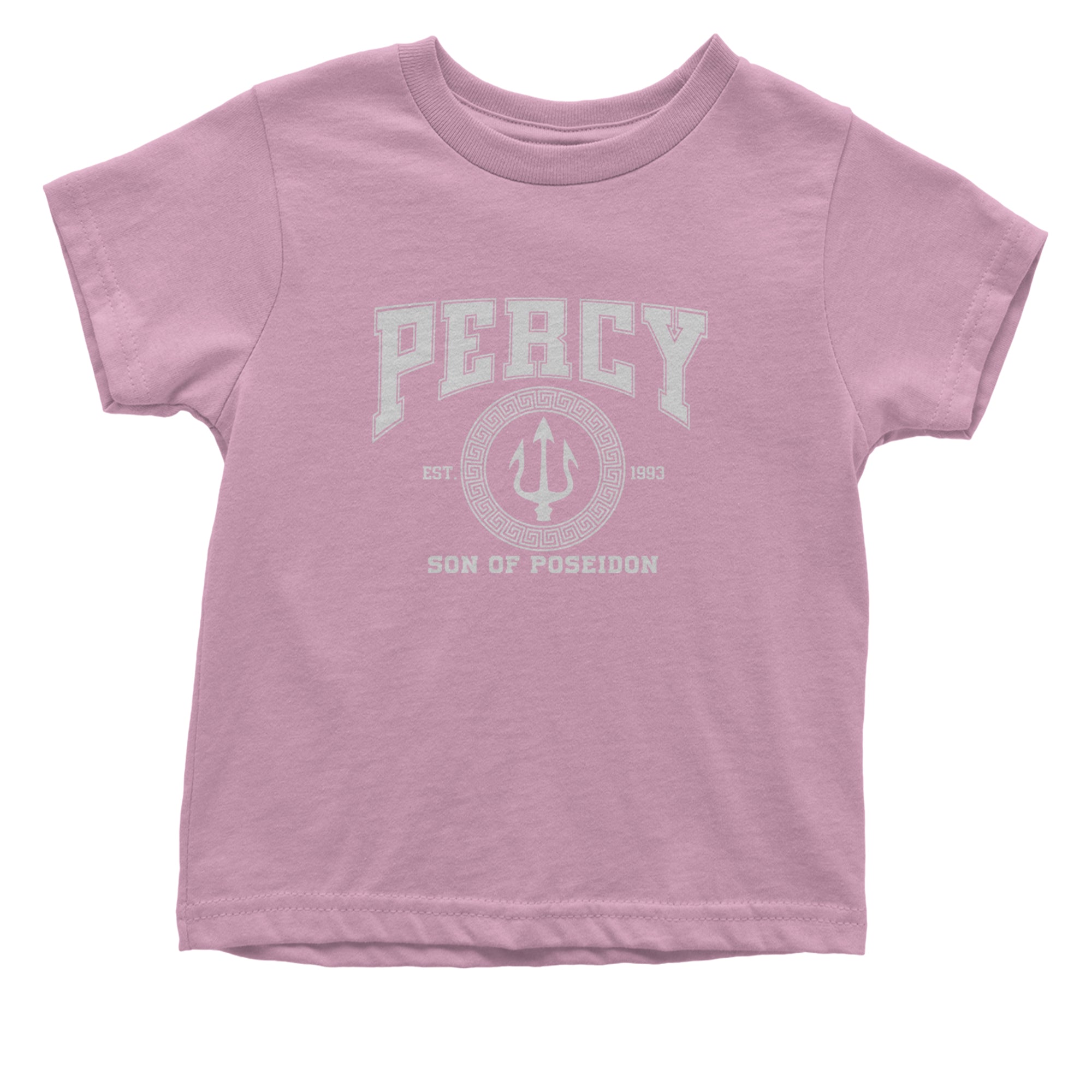 Percy Son Of Poseidon Sea God Infant One-Piece Romper Bodysuit Or Toddler T-shirt Light Pink