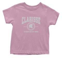 Clarisse Daughter of Ares Battle Ready Infant One-Piece Romper Bodysuit Or Toddler T-shirt Light Pink