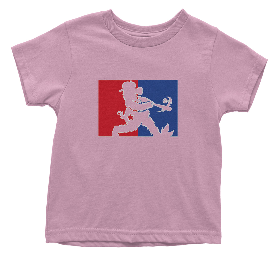 Batter Up Philly Baseball Phan Infant One-Piece Romper Bodysuit Or Toddler T-shirt Light Pink