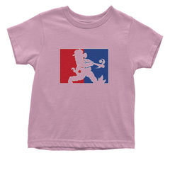 Batter Up Philly Baseball Phan Infant One-Piece Romper Bodysuit Or Toddler T-shirt Light Pink