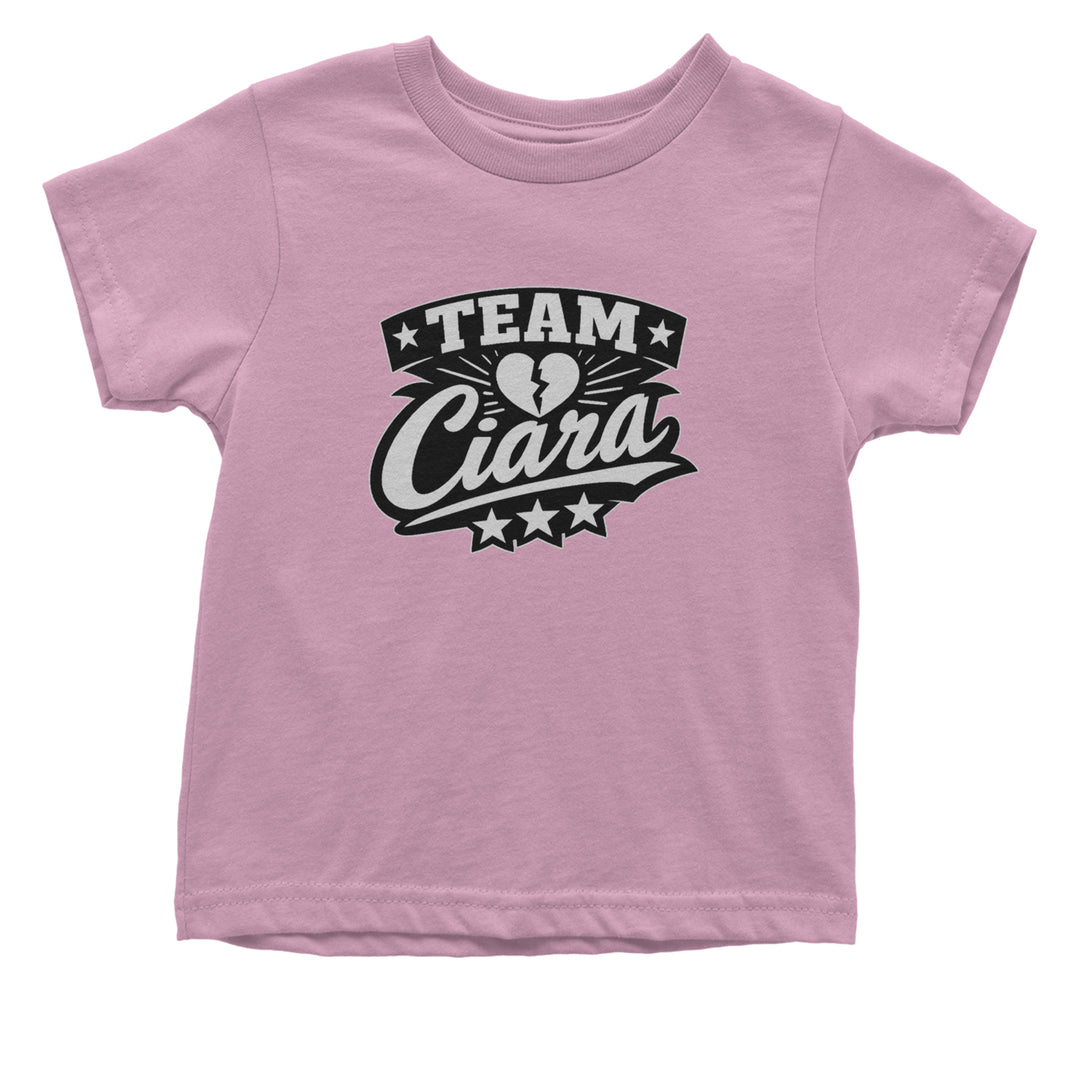 Team Ciara Scamanda Broken Heart Infant One-Piece Romper Bodysuit Or Toddler T-shirt Light Pink