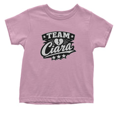 Team Ciara Scamanda Broken Heart Infant One-Piece Romper Bodysuit Or Toddler T-shirt Light Pink