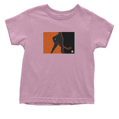 Hockey Enforcer Retro Vintage Infant One-Piece Romper Bodysuit Or Toddler T-shirt Light Pink
