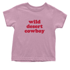 Wild Desert Cowboy Country Infant One-Piece Romper Bodysuit Or Toddler T-shirt Light Pink