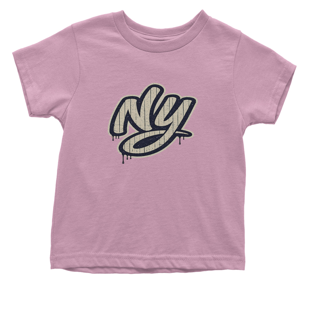 NYC New York City Grunge Street Infant One-Piece Romper Bodysuit Or Toddler T-shirt Light Pink