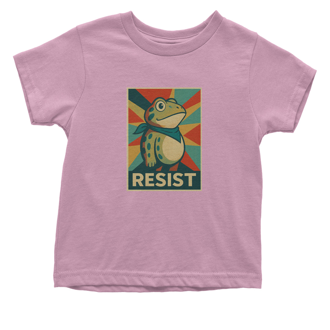 Resist Portland Protest Frog Infant One-Piece Romper Bodysuit Or Toddler T-shirt Light Pink
