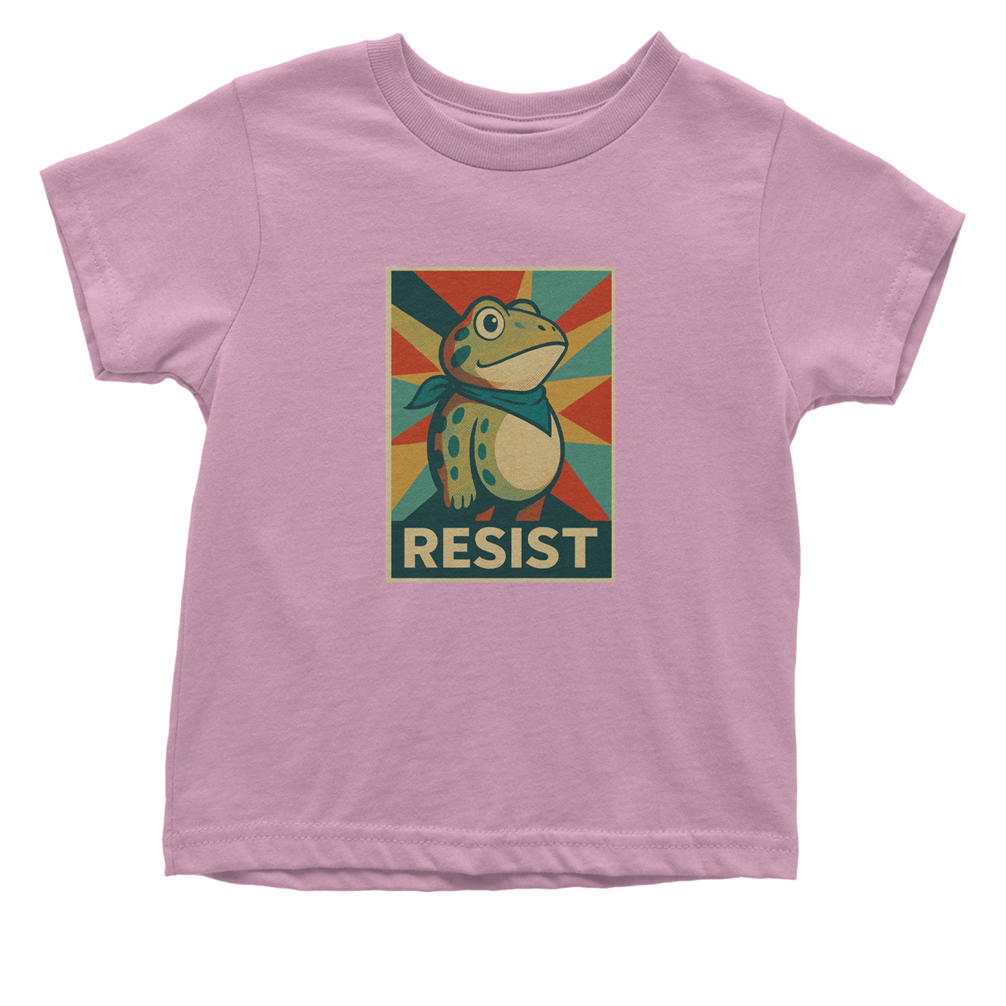 Resist Portland Protest Frog Infant One-Piece Romper Bodysuit Or Toddler T-shirt Light Pink
