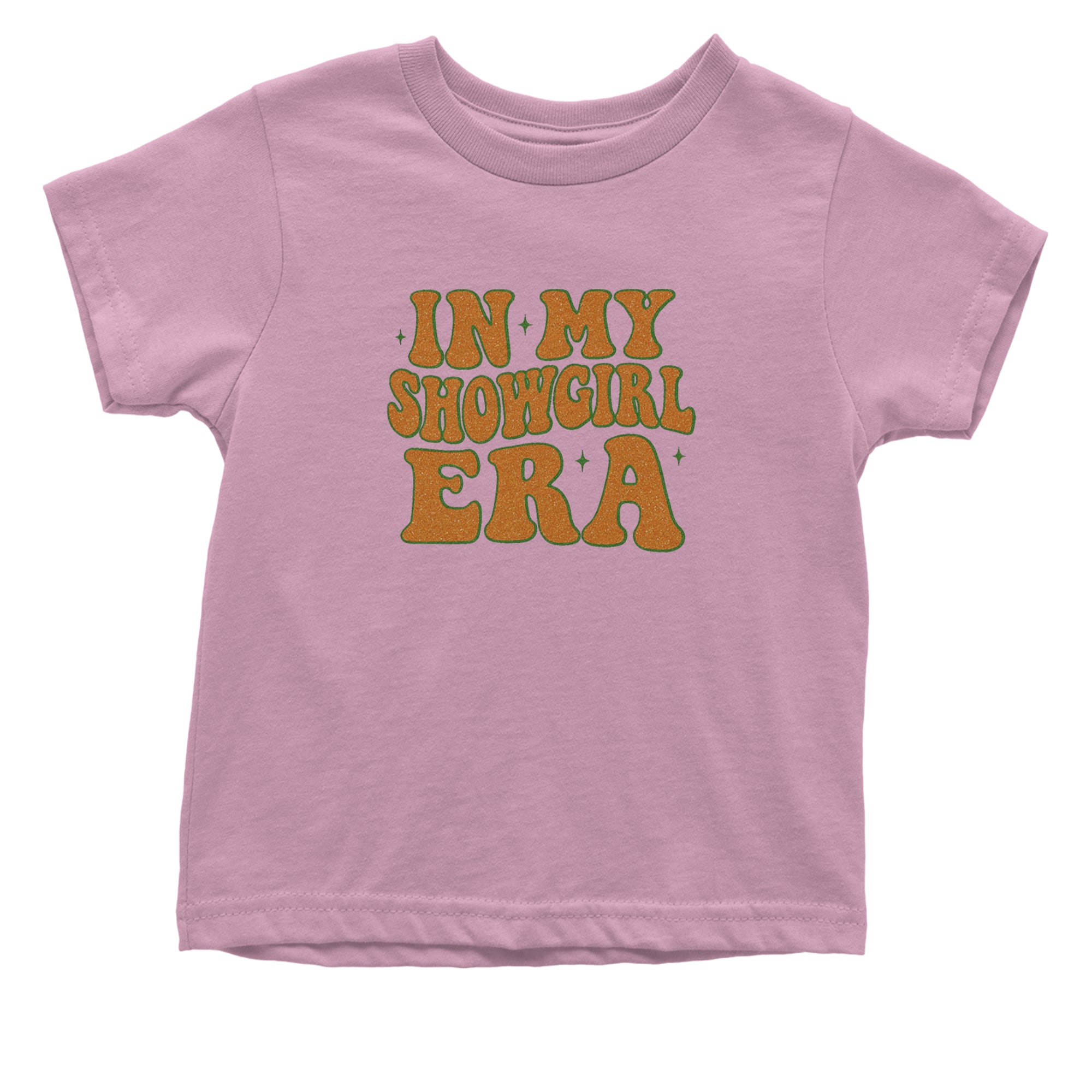 In My Showgirl Era Retro Infant One-Piece Romper Bodysuit Or Toddler T-shirt Light Pink