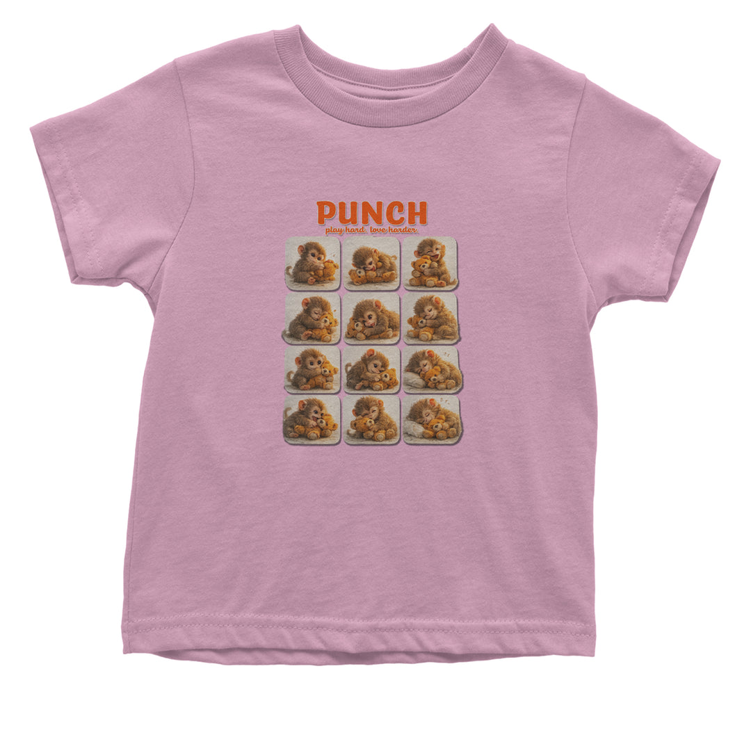 Punch Play Hard Love Harder Infant One-Piece Romper Bodysuit Or Toddler T-shirt Light Pink