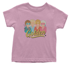 Stay Golden Girls Retro Infant One-Piece Romper Bodysuit Or Toddler T-shirt Light Pink