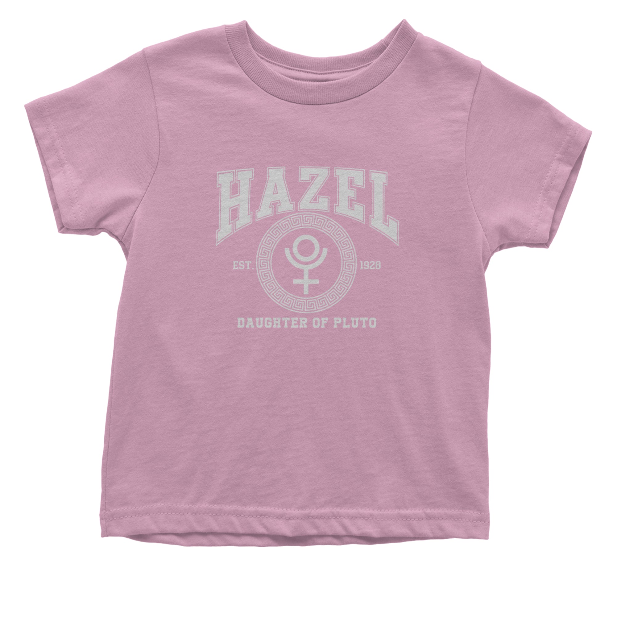 Hazel Daughter of Pluto Roman Gold Infant One-Piece Romper Bodysuit Or Toddler T-shirt Light Pink