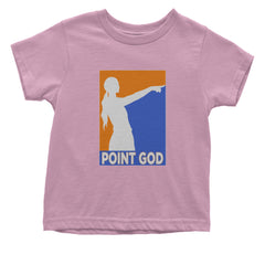 Point God Cunningham Basketball Pointing Meme  Infant One-Piece Romper Bodysuit Or Toddler T-shirt Light Pink