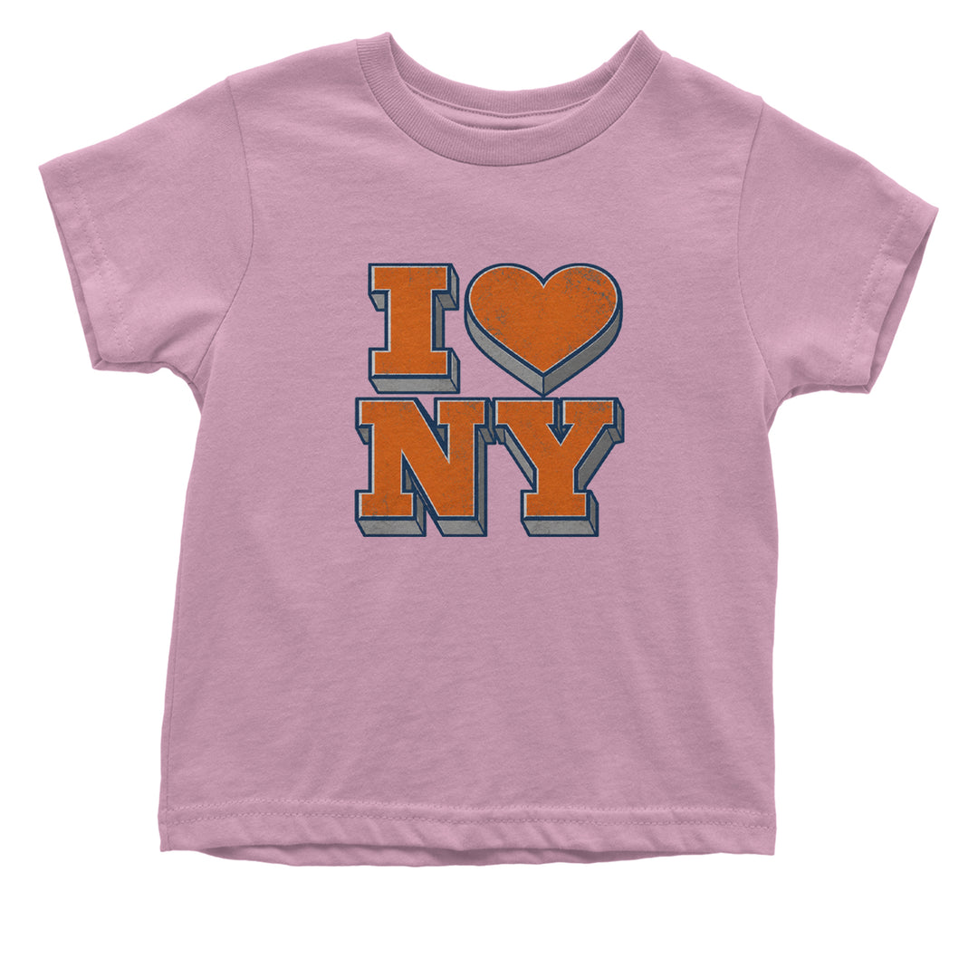 New York City Pride Heart Infant One-Piece Romper Bodysuit Or Toddler T-shirt Light Pink