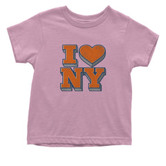 New York City Pride Heart Infant One-Piece Romper Bodysuit Or Toddler T-shirt Light Pink