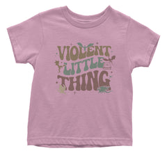 Violent Little Thing Dragon Infant One-Piece Romper Bodysuit Or Toddler T-shirt Light Pink