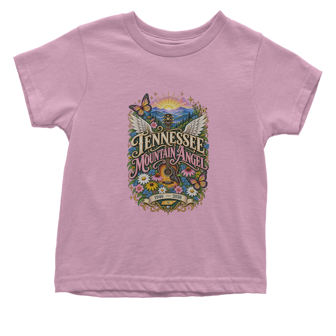 Tennessee Mountain Angel Wings Dolly Infant One-Piece Romper Bodysuit Or Toddler T-shirt Light Pink