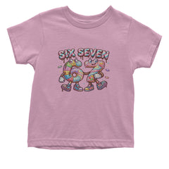 67 Candy Swirl Meme Infant One-Piece Romper Bodysuit Or Toddler T-shirt Light Pink