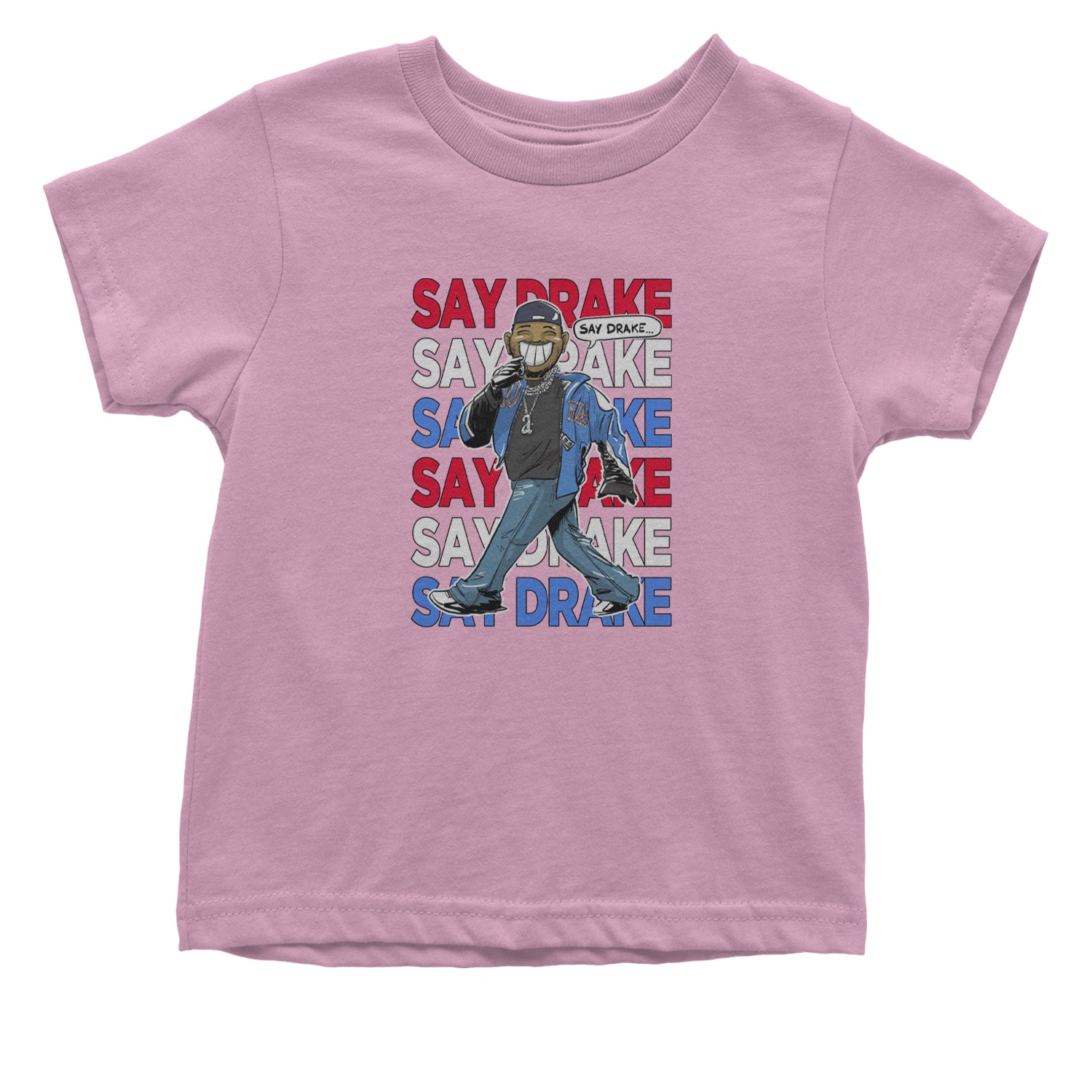 Say Drake Smiling Meme Mustard Infant One-Piece Romper Bodysuit Or Toddler T-shirt Light Pink