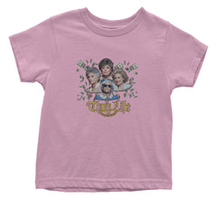 Golden Chain Thug Life Girls Infant One-Piece Romper Bodysuit Or Toddler T-shirt Light Pink