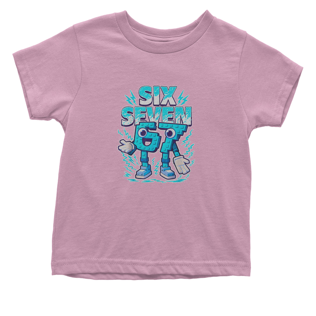 67 Brainrot Meme Slang Infant One-Piece Romper Bodysuit Or Toddler T-shirt Light Pink