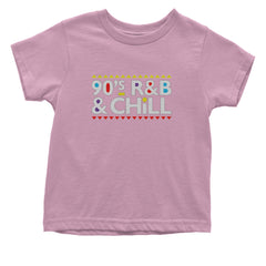 90s R&B and Chill Retro Throwback Infant One-Piece Romper Bodysuit Or Toddler T-shirt Light Pink