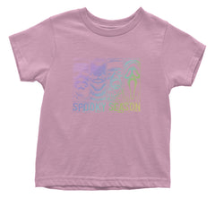 Spooky Season Horror Icons Halloween Infant One-Piece Romper Bodysuit Or Toddler T-shirt Light Pink