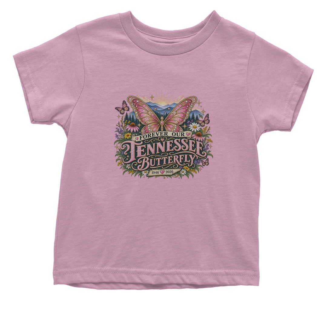 Forever Our Tennessee Butterfly Dolly Infant One-Piece Romper Bodysuit Or Toddler T-shirt Light Pink
