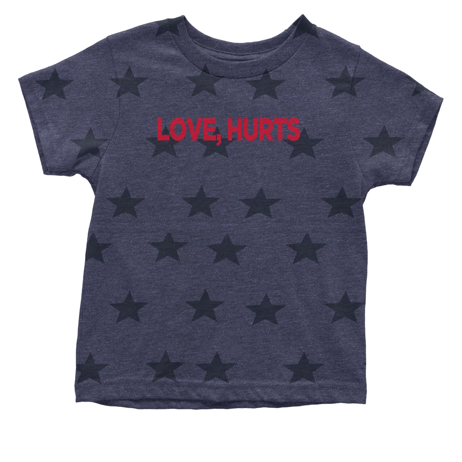 Love Hurts Infant One-Piece Romper Bodysuit Or Toddler T-shirt Navy Blue STAR