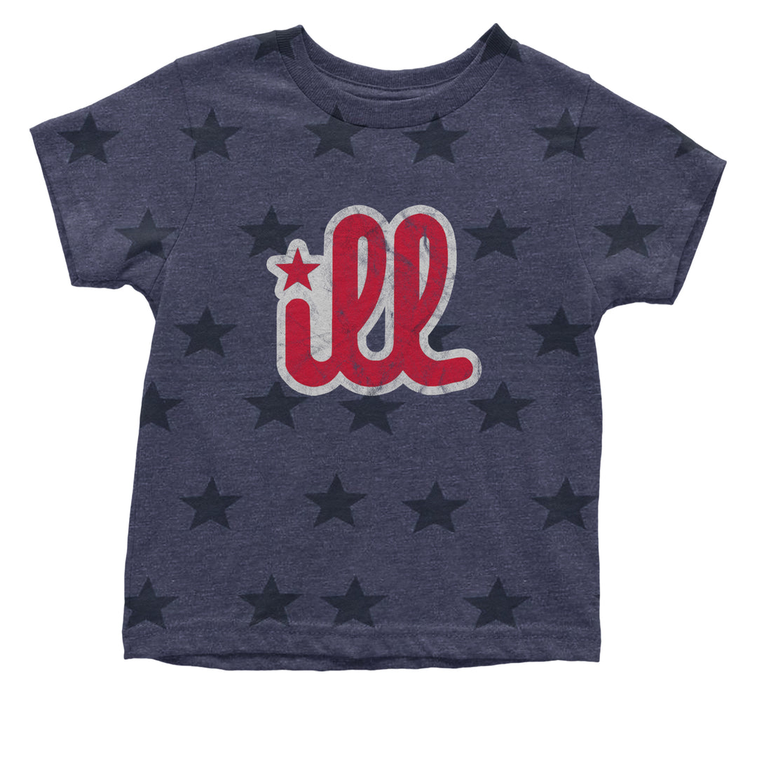 ILL Vintage It's A Philly Thing Infant One-Piece Romper Bodysuit Or Toddler T-shirt Navy Blue STAR