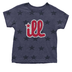 ILL Vintage It's A Philly Thing Infant One-Piece Romper Bodysuit Or Toddler T-shirt Navy Blue STAR